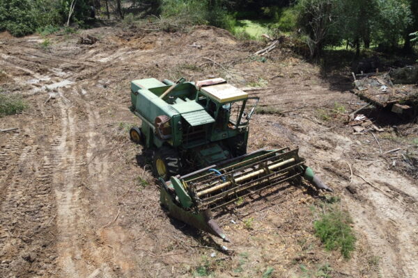 In-progress sitework at Lamb Farm residential community in Duncan, SC, with grading, utilities, and infrastructure preparation for 110 single-family homes by S3 Construction